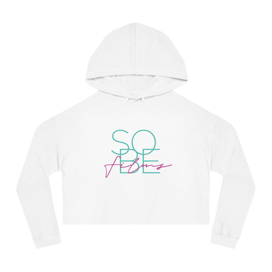 Art Deco - Women’s Cropped Hooded Sweatshirt